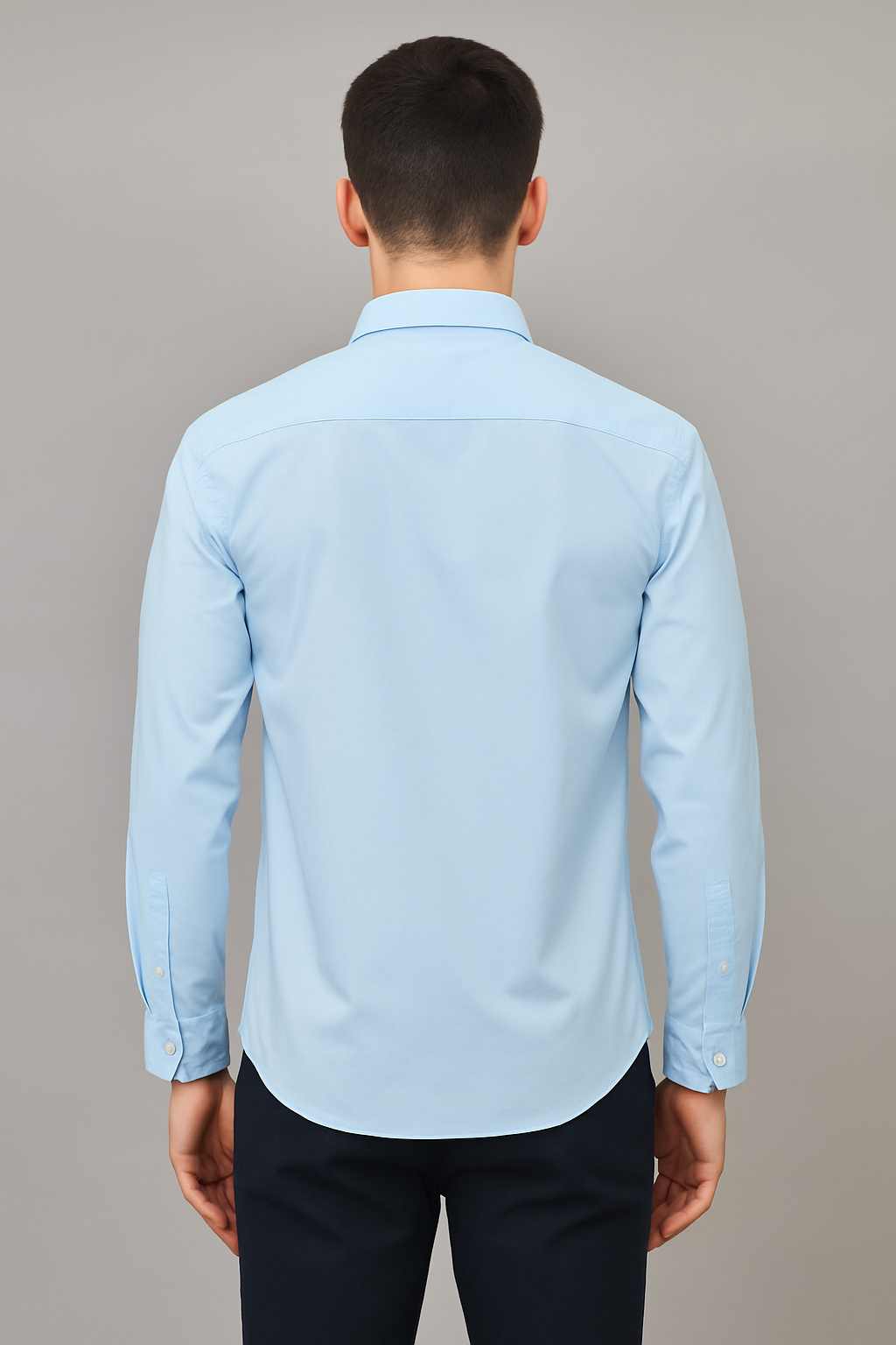 Classic Light Blue Men’s Formal Shirt