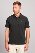 Men’s Black Cotton Polo T-Shirt
