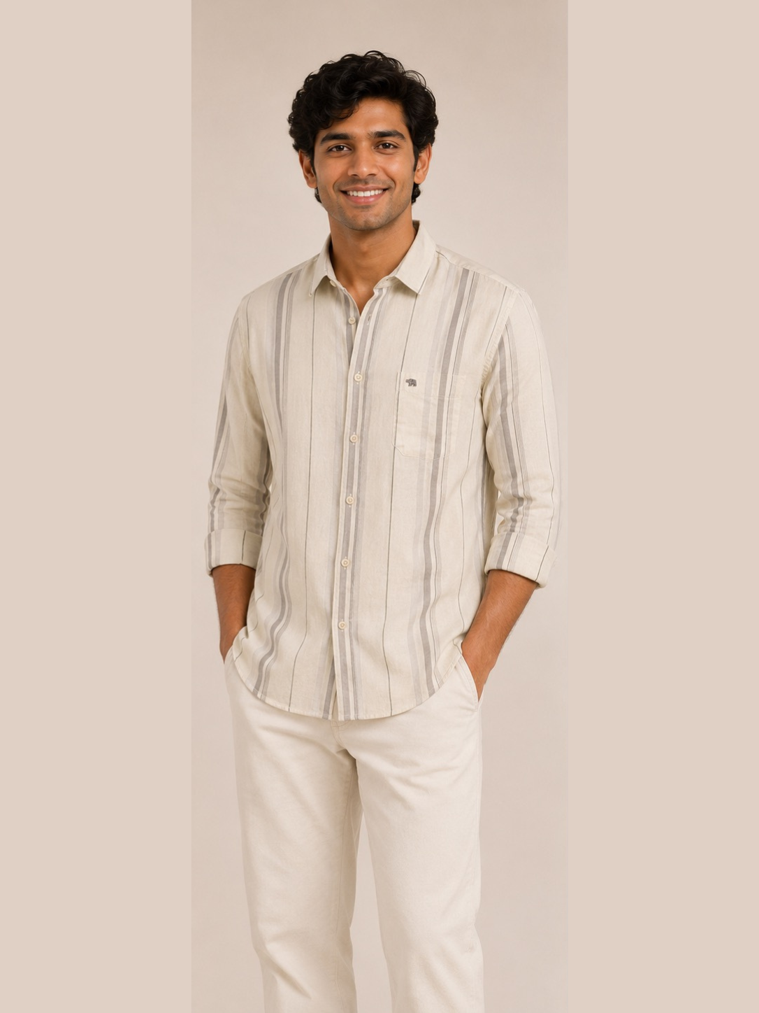 Stone Beige Resort Shirt